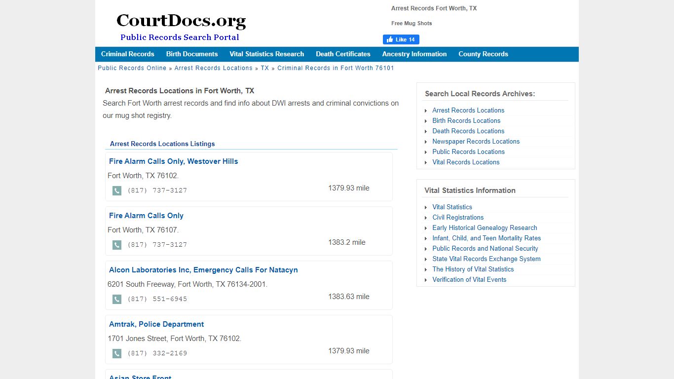 Arrest Records Fort Worth, TX - Free Mug Shots